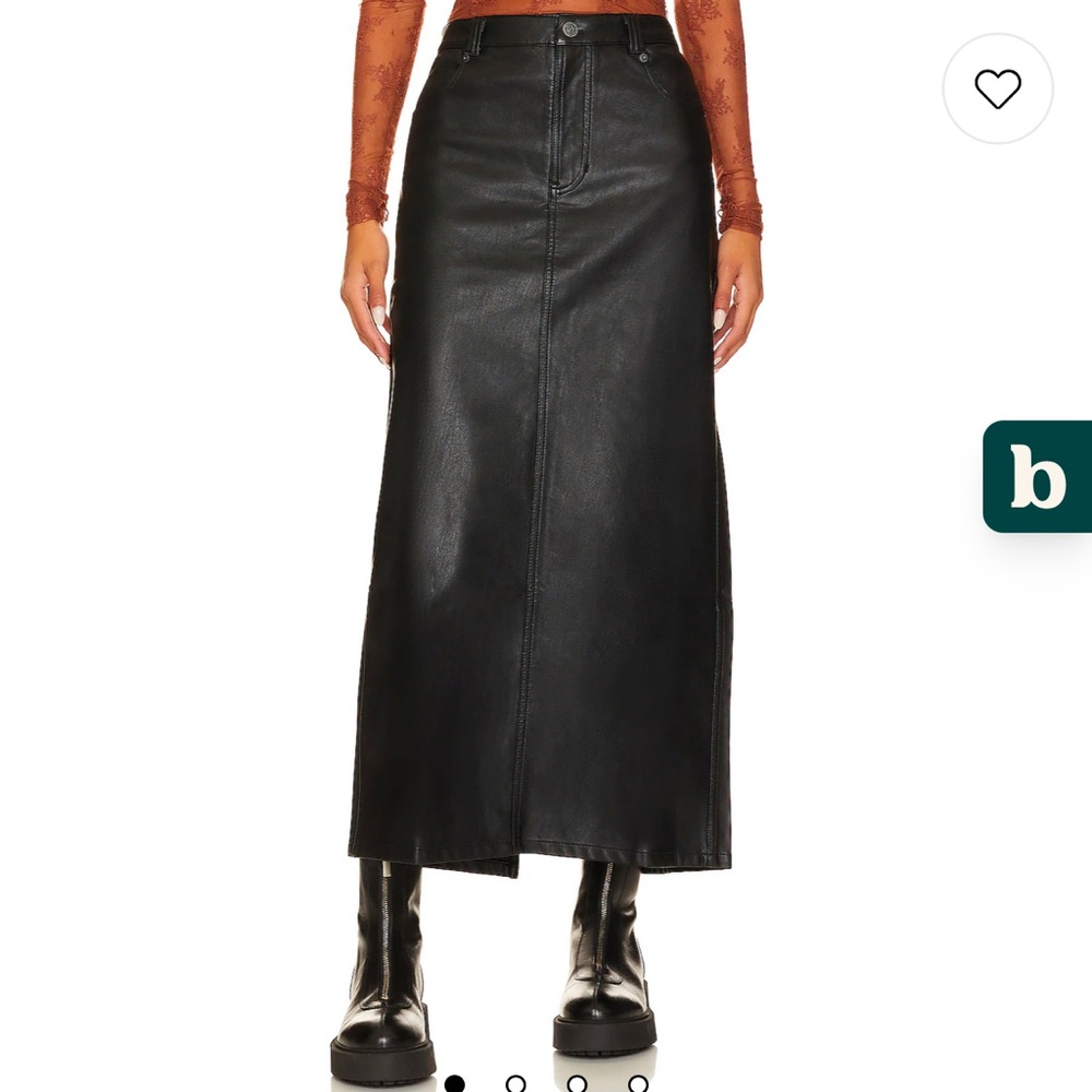 We The Free City Slicker Faux Leather Maxi Skirt In Black
Free People